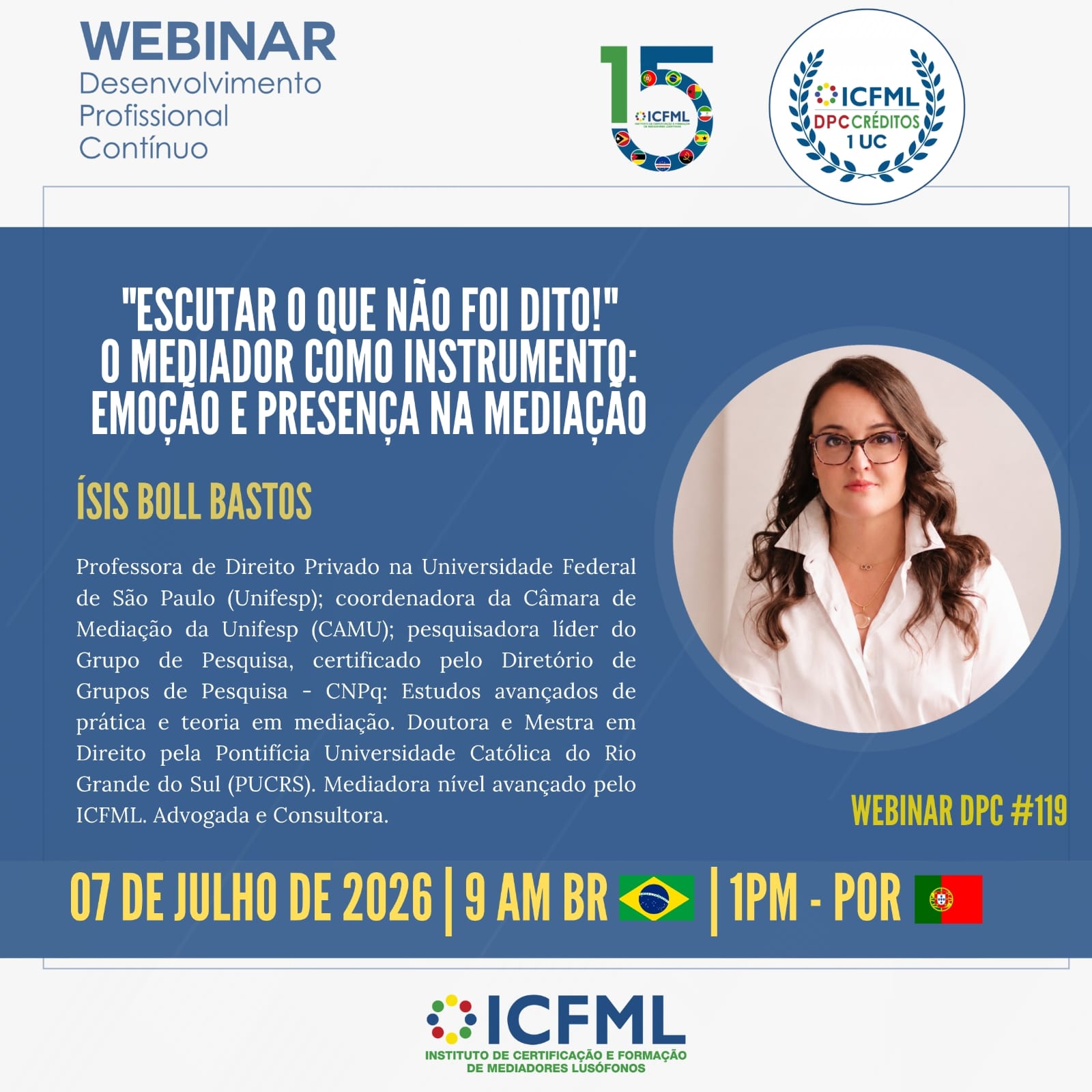Webinar DPC com Isis Boll Bastos